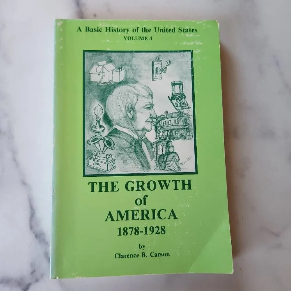 The Growth of America 1878-1928 paperback educational history United States